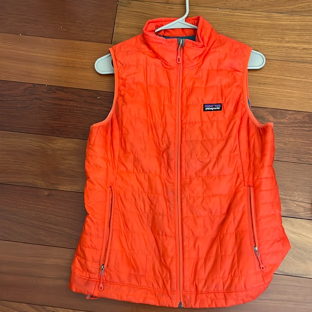 Patagonia Orange Jacket Vest